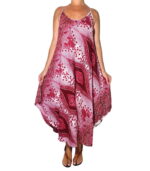 Vestido pico veteado con tirantes