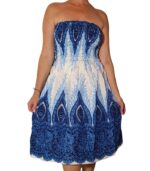 Vestido de rayón sin volantes