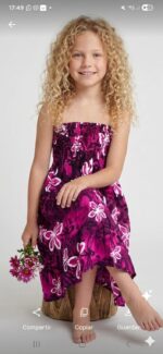 Vestidos plisados para niña