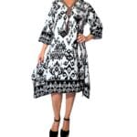 Caftán corto estilo La India - KFC01-E12