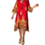 Caftán corto estilo La India - KFC01-E04