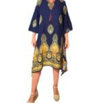 Caftán corto estilo La India - KFC01-E05